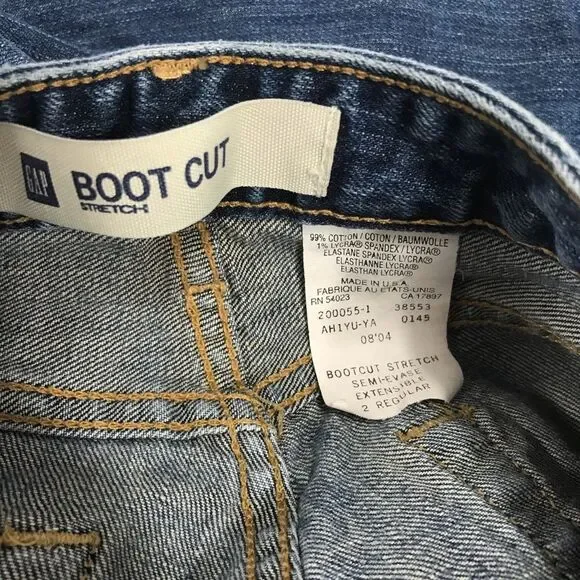 Gap Bootcut Stretch Jeans Blue Size 2 - Picture 5 of 6